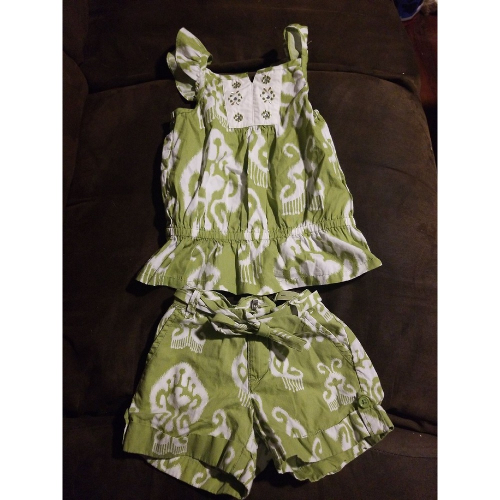Gymboree batik summer outfit 4 5